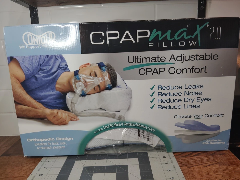 Contour Products CPAPMax 2.0 Pillow for Sleeping With CPAP Machine G4