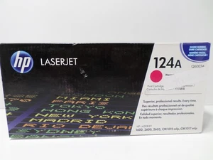 Original HP 124A Tonerkartusche Magenta Q6003A minimale Delle im Karton - Bild 1 von 4