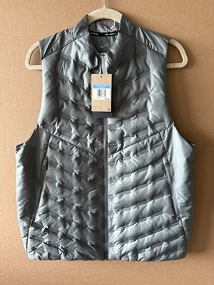 Nike Therma-Fit ADV Repel Aeroloft Down Running Vest Grey Men’s MT FB7542-084 - Image 1 of 4
