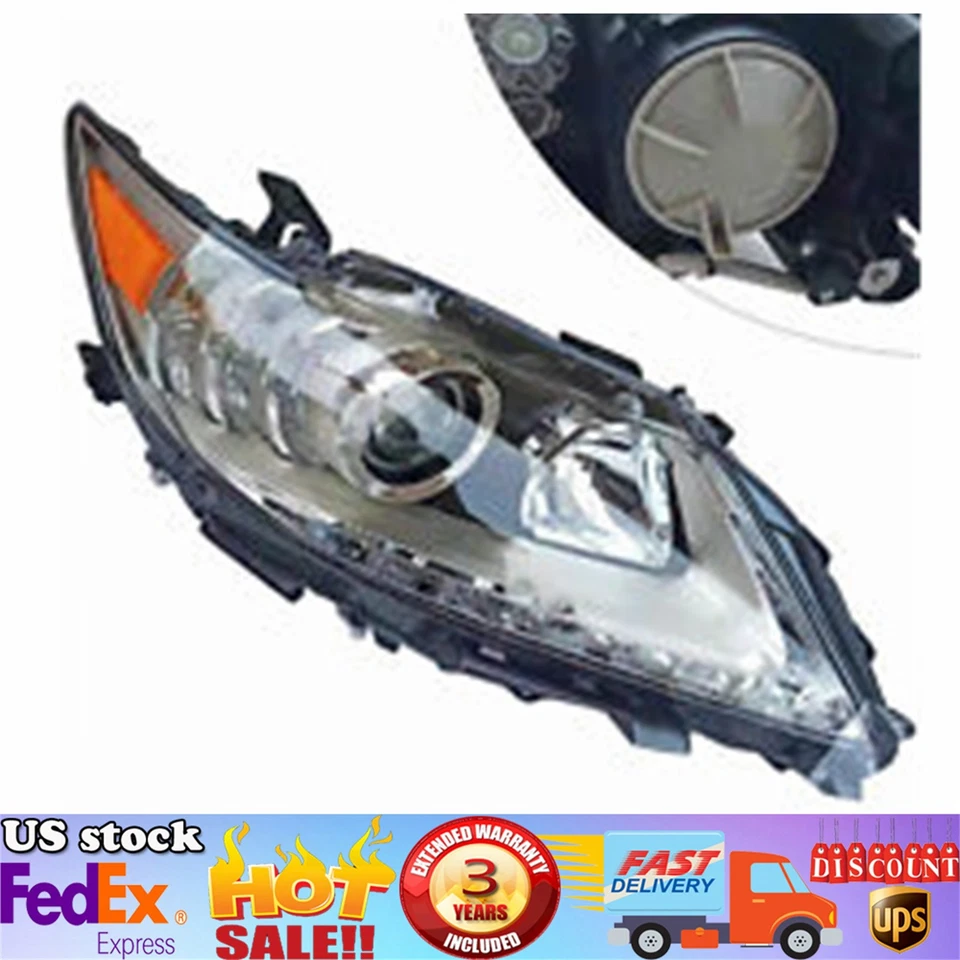 Right For Lexus ES350 2013 2014 2015 Xenon HID Passenger Side Headlight Headlamp Foto 1 de 4