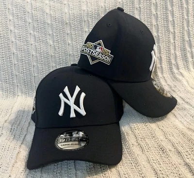 New York Yankees 2025 Postseason New Era 39THIRTY Flex Hat Navy MLB Large/ XL - Image 1 of 4