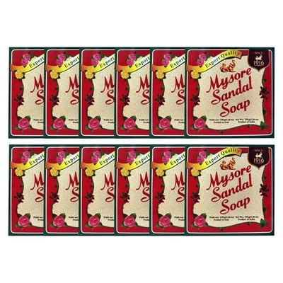 Mysore Sandal Soap (150 grams x 12) - Image 1 of 4