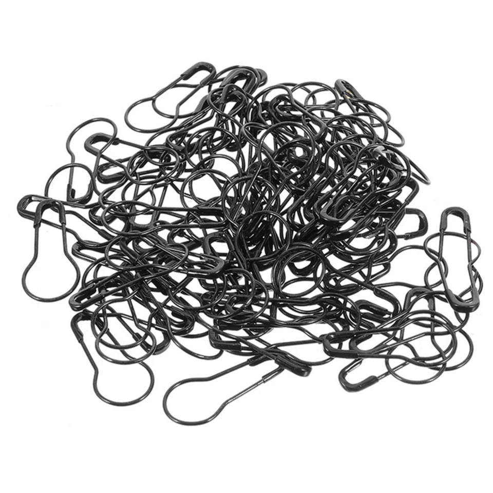  500 Pcs Anstecknadeln Für Bekleidungszubehör Schwarze Sicherheitsnadeln Nähen - Bild 1 von 4