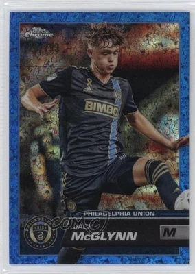 2023 Topps Chrome MLS Blue Mini-Diamond Refractor /199 Jack McGlynn #1 - Image 1 of 2