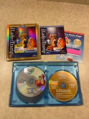 Lady and the Tramp Diamond Edition Blu-ray, DVD, Digital copy 3 Disc W/Slipcover - Image 1 of 4