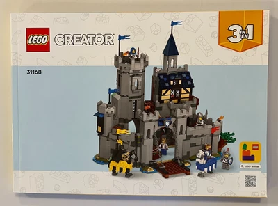 Lego Instruction Manual Instructions 31168  Horse Knight Castle all 3x Like N3w - Image 1 of 3