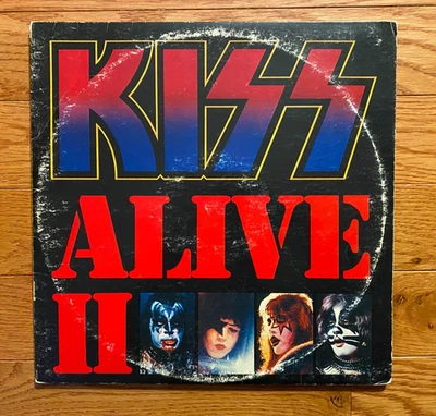 Kiss - Alive II 2-LP Casablanca NBLP 7076-2 1977 Pressing - Image 1 of 4