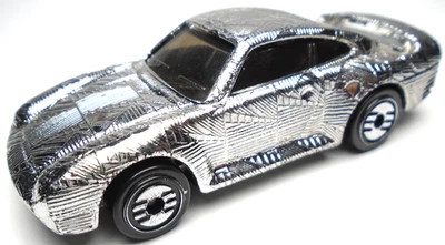 1994 Hot Wheels Gleam Team Porsche 959 texturizado cromado prata fundido 2 3/4" carro - Imagem 1 de 4