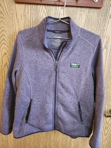 LL Bean Jacke Damen L Pet Lila Pullover Fleece Full Zip Gorpcore 504891 Wandern - Bild 1 von 5