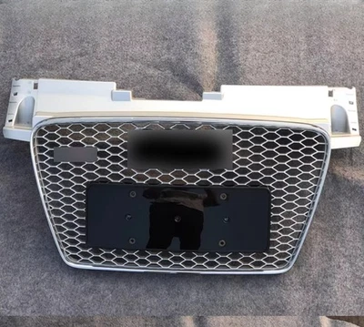 Parachoques delantero rejilla malla plata 8J para Audi TT TTRS 08-2014 Foto 1 de 4