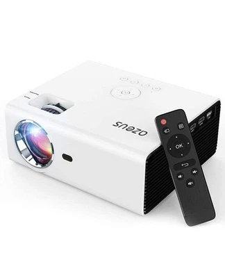 AZEUS RD-822 Mini Projector 7600 Lux Portable Movie Projector gaming home cinema - Image 1 of 4