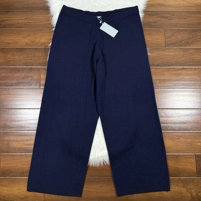 Pantalones para mujer Antonio Melani talla XL azul marino Ivonne cachemir pierna ancha Foto 1 de 4