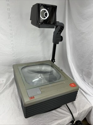 3M 9100 Overhead Transparency Projector Dual Bulb NOT Working for Parts - Image 1 of 4