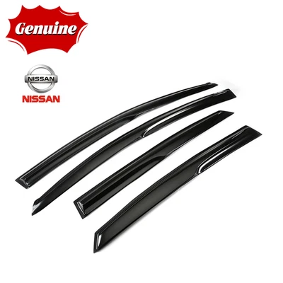 Viseras de ventana originales Nissan Sentra 2013-2019 protector de lluvia deflector de ventilación Foto 1 de 4