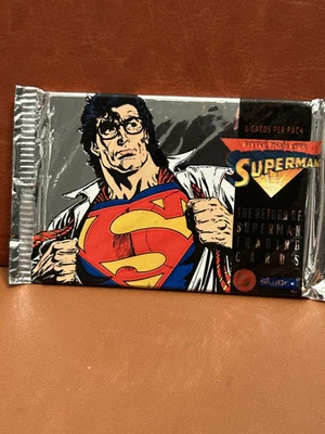 1993 Skybox The Return of Supeman Trading Card Pack - Image 1 of 2