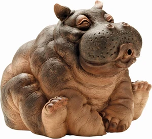 Hanna, the Hippo Spitter Piped Statue - Picture 1 of 8