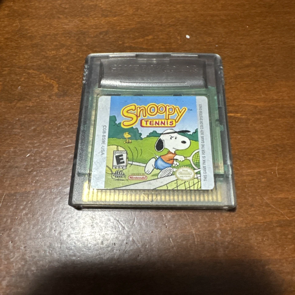 Snoopy Tennis Tested (Nintendo Game Boy Color, 2001) Cart Only - Image 1 of 1