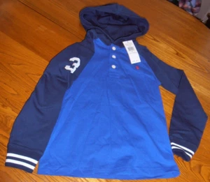 NWT- POLO RALPH LAUREN HOODED L/S RUGBY POLO SHIRT BOYS YOUTH SIZE 7 - Picture 1 of 8