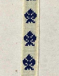 British Brigade of Guards Drummers Musician Tape with flur-du-le Braid, 25 meter - Picture 1 of 5