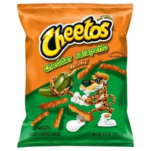 Cheetos Crunchy Cheddar Jalapeno Käsechips, 8,5 Unzen Beutel - Bild 1 von 3