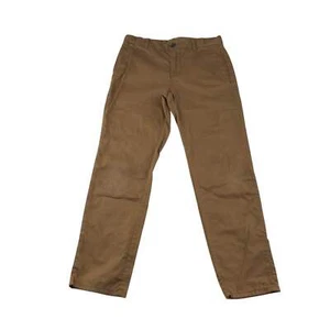 H&M Trousers 9-10 years light brown plain chino style adjustable waist cotton - Picture 1 of 10