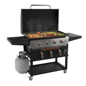 4-Burner 36" Propane Griddle with Air Fryer and Hood - Picture 1 of 12