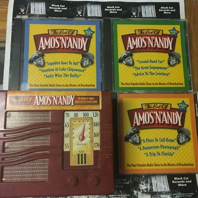 THE BEST OF AMOS N ANDY 9 Funniest Shows Rare Radio Gems in Retro Radio Box Foto 1 de 4