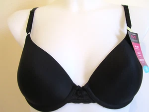 NWT Maidenform DM7900 Size 34B Lace Demi Underwire T-shirt Bra Black! - Picture 1 of 5