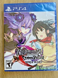 Neptunia X Senran Kagura Ninja Wars PS4 US Ver nuovo sigillato spedizione veloce con tracciamento - Foto 1 di 5