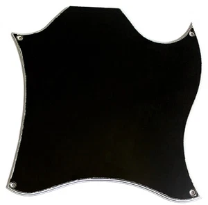 Pickguard For Gibson SG Standard Blank Style Guitar 5-Ply-BLACK - Picture 1 of 4
