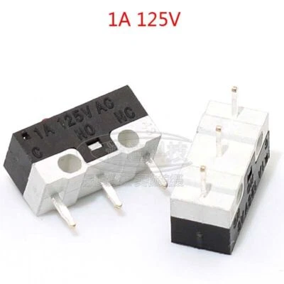 3 Pin Mini Mouse Micro Switch Button Microswitch 1A 125V Tact Switch 12.8x5.8mm - Image 1 of 4