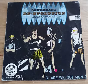 DEVO Mongoloid 45t 7" ORIGINAL BELGIQUE 1978 STIFF RECORDS BE640134 - Bild 1 von 3