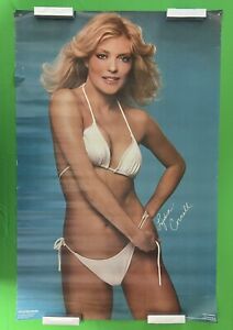 1981 Lydia Cornell Western Graphics Corporation Sexy Girl Pinup Poster 21x32