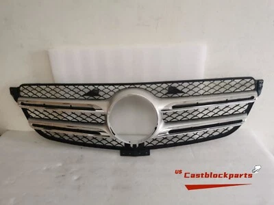 Conjunto de parrilla para Mercedes-Benz GLE350/GLE550e W166 2016-2018 sin orificio para cámara Foto 1 de 3