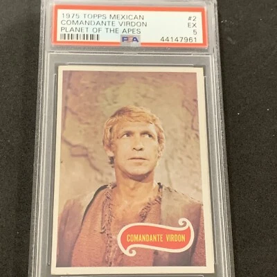 1975 Topps PSA 5 Planet Of The Apes Mexico Variant Mexican CardVery Rare - Image 1 of 4