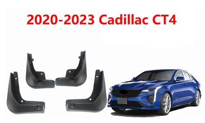 For 2020-2023 Cadillac CT4 Mud Flaps Splash Guards Fender Mudguards 4pcs - Изображение 1 из 3