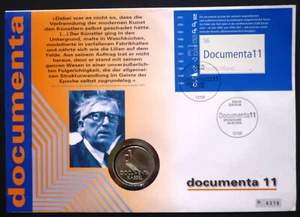 Germany 2002 Numisbrief 10 Euro SILVER Documenta 11 Kassel - Picture 1 of 2
