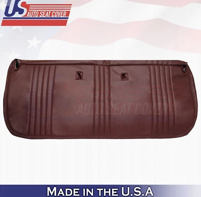 1996 For GMC Sierra C/K 1500 2500 3500 Front Bottom Bench Vinyl Seat Cover Red - Image 1 of 3