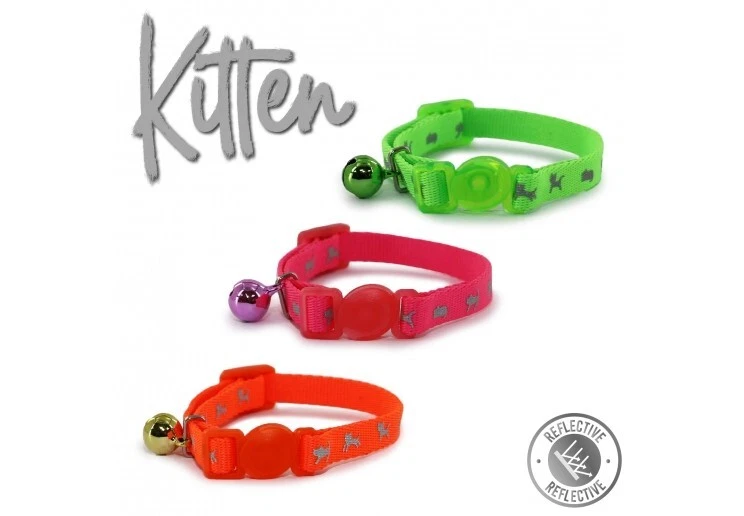 Ancol Hi-Vis Reflective Safety Kitten Collar - Image 1 of 1