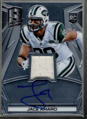 B4256- 2014 Panini Spectra #209 Jace Amaro Auto Jersey /149 - ( ROOKIE CARD) - Image 1 of 2