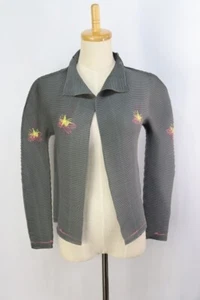 ISSEY MIYAKE me Gray Pleats Jacket 098 0020 - Picture 1 of 6