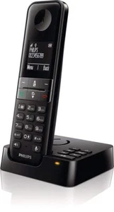 * Philips D47 Single Indoor Cordless Telephone with Answering Machine (DECT) - B - Zdjęcie 1 z 1