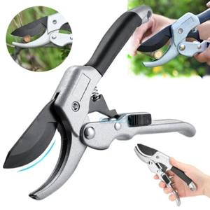 Garden Premium Heavy Duty Ratchet Pruning Shears, Professional Hand Pruner - Picture 1 of 15