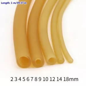 1M Latex Gummischlauch Schlauch hochelastisch für chirurgische medizinische Röhre Schleuder zum Selbermachen - Bild 1 von 8