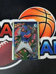 James Wood Prospect Power Up Rookie 2024 Bowman Chrome Card #PP-14 Nationals - Picture 1 of 2