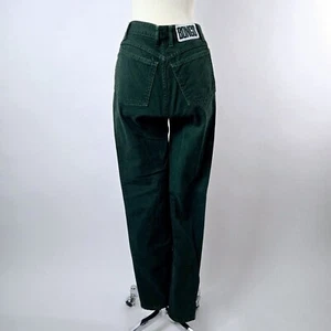 Vintage 80s 90s Forest Green High Waisted BONGO Mom Jeans - Picture 1 of 9