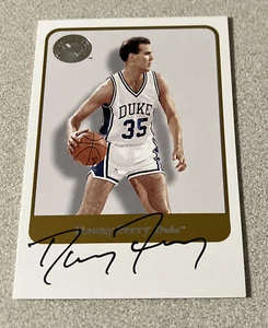 2001 Fleer Greats Of The Game Auto Danny Ferry Duke Blue Devils - Picture 1 of 2
