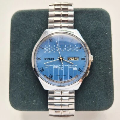RAKETA COLLEGE 2628 2628.H VINTAGE SOVIET RUSSIAN WRISTWATCH Perpetual Calendar - Image 1 of 4