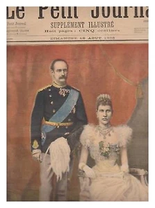 LE PETIT JOURNAL 300 16/08/1896 PRINCE DANEMARK ARMEE - Imagen 1 de 1