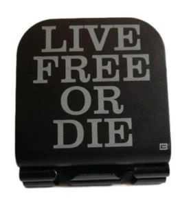 Live Free Of Die! Laser Etched Aluminum Hat Clip Brim-it - Picture 1 of 9